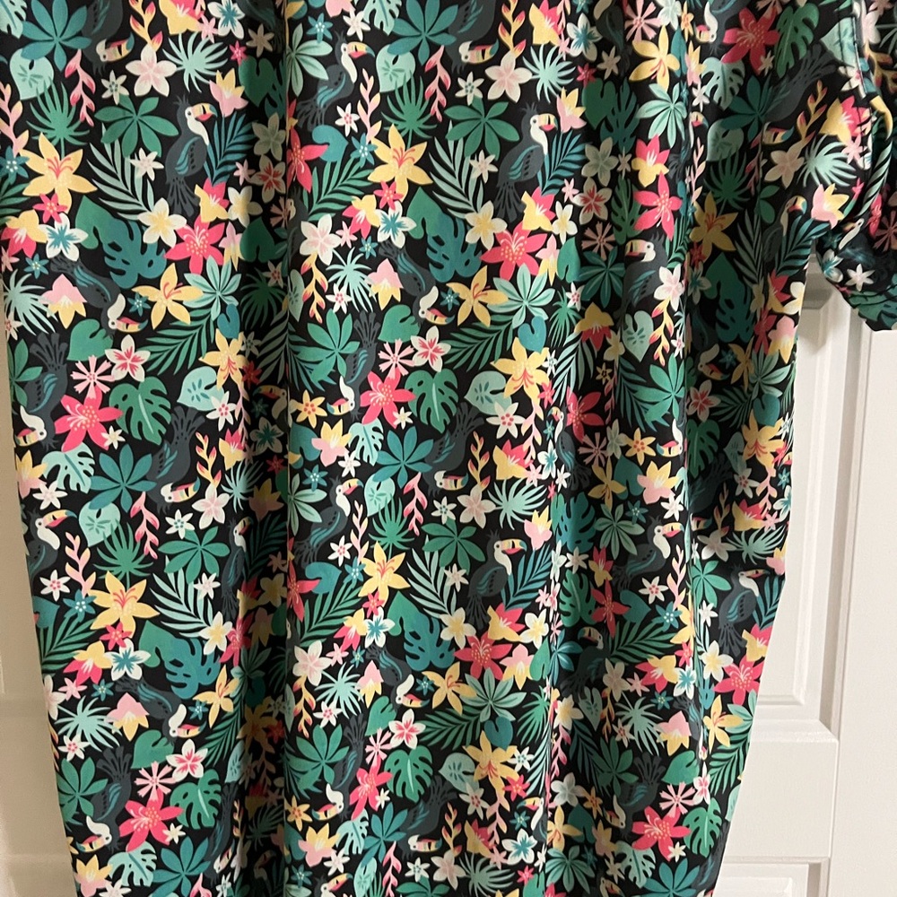 Chubbies Tropical Floral Men's Performance Polo All over Print - Picture 7 of 9
